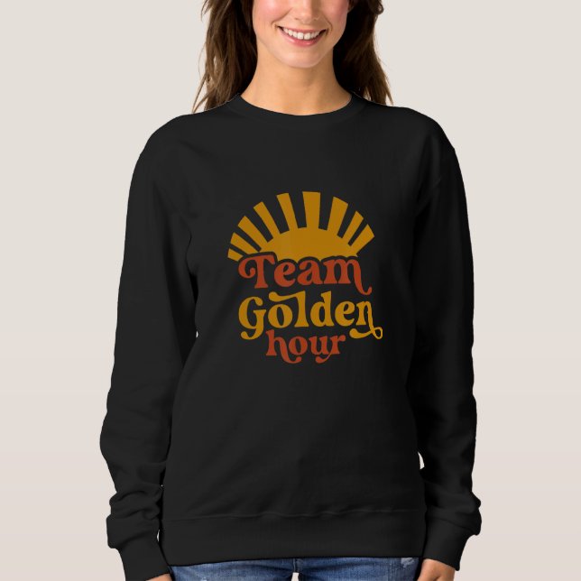 Team Golden Hour Fun Photographer Sweatshirt (Vorderseite)