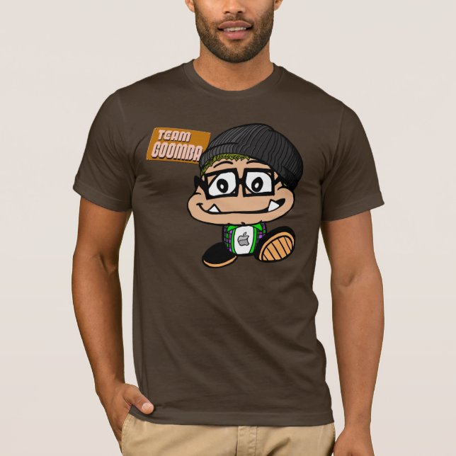 TEAM GOOMBA ABSCHLIESSENDER DEREK (BEENIE) T-Shirt (Vorderseite)
