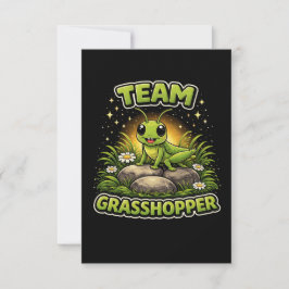 Team Grasshopper Dankeskarte