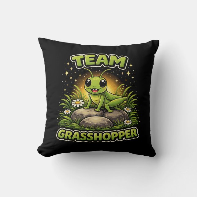 Team Grasshopper Kissen (Vorderseite)