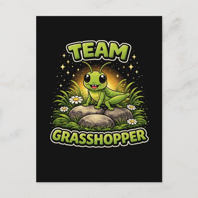 Team Grasshopper Postkarte (Vorderseite)