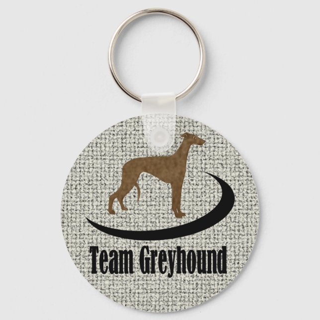 Team Greyhound Logo Schlüsselanhänger (Vorderseite)