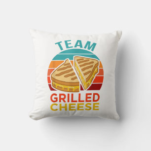 Team Grilled Cheese Funny Sandwich Lover Graphic Kissen