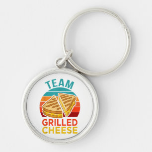 Team Grilled Cheese Funny Sandwich Lover Graphic Schlüsselanhänger