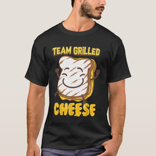 Team Grilled Cheese Shirt Cute Liebe Grilled Chedd (Vorderseite)