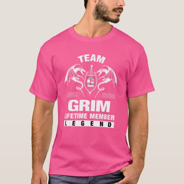Team Grim Lifetime-Member T-Shirt (Vorderseite)