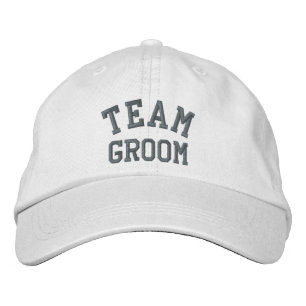 Team Groom Bestickte Baseballkappe