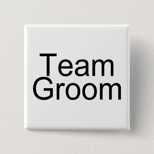 Team Groom Button (Vorderseite)