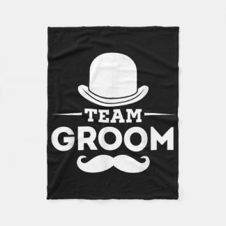 Team Groom Crew Party Squad Grooms Bachelor Fleecedecke