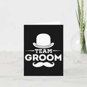 Team Groom Crew Party Squad Grooms Bachelor Karte