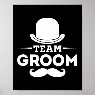 Team Groom Crew Party Squad Grooms Bachelor Poster