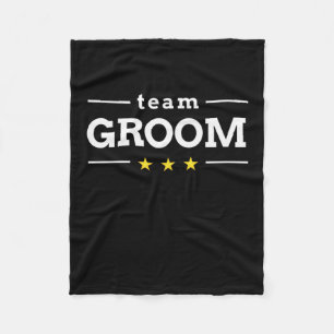 Team Groom Fleecedecke