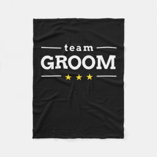 Team Groom Fleecedecke