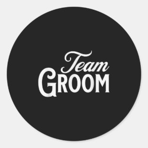 Team Groom Group Matching Bachelor Party 2024 Groo Runder Aufkleber