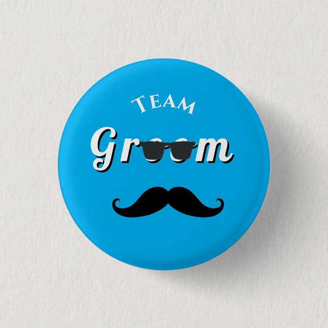 Team Groom ladkewale badge  Button (Vorderseite)