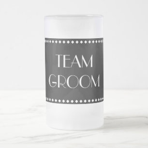 Team Groom Mattierte Tasse