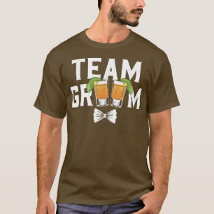 Team Groom Party Bachelor Shots Braut Hochzeit T-Shirt