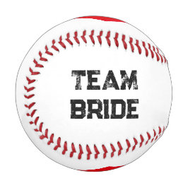 Team Groom personalisiert Red Heart Baseball