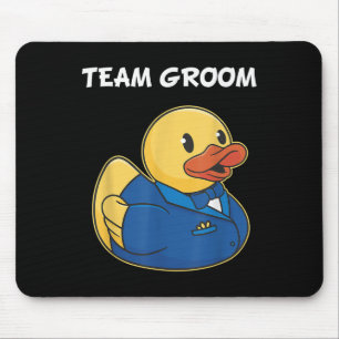 Team Groom Rubber Duck Party Boys Stag Night Mousepad