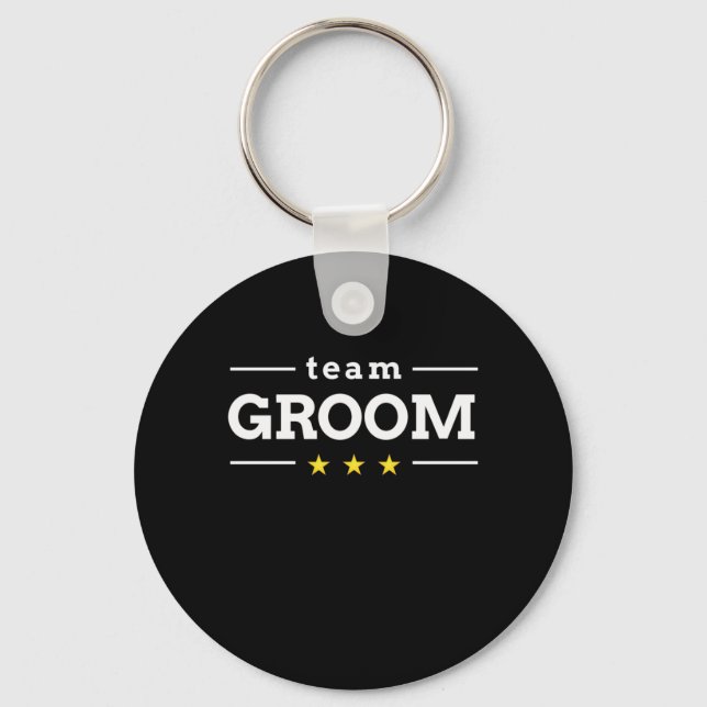 Team Groom Schlüsselanhänger (Vorderseite)