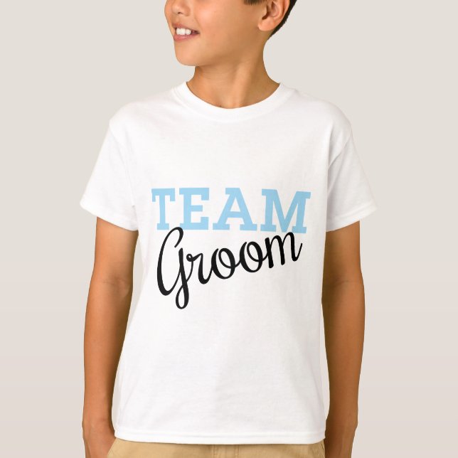 Team Groom Script T-Shirt (Vorderseite)