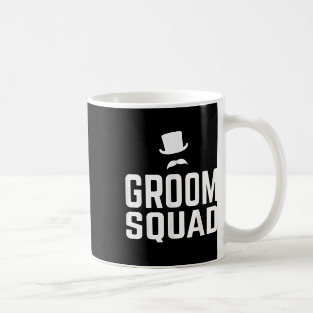 Team Groom Squad Wedding Bachelor Party Geschenk M Kaffeetasse (Rechts)