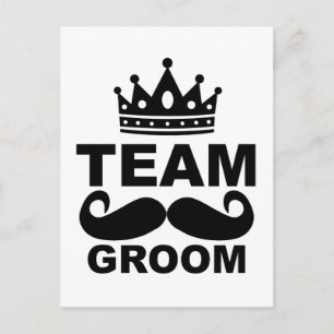Team Groom T - Shirt M.png Postkarte