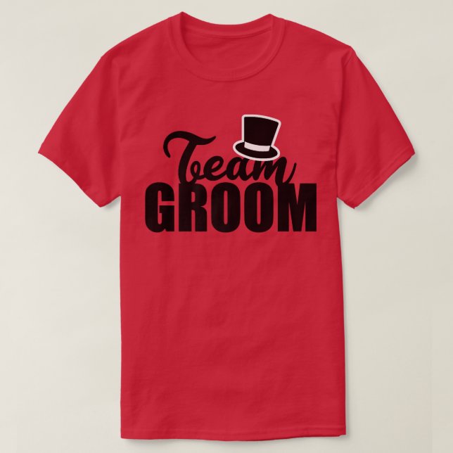 Team Groom Top Hat Bachelor Party Hochzeit Funny G (Design vorne)