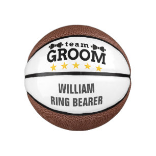 Team Groom   TRAUZEUGE   Bachelor   SCHWARZ-WEISS Mini Basketball