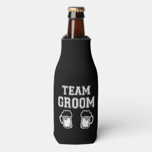 Team Groom Trauzeugen lustige Flasche cooler Flaschenkühler