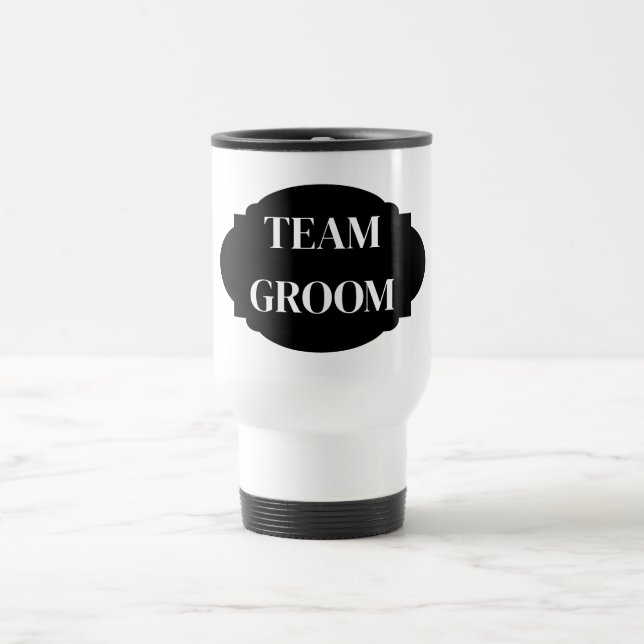 Team Groom Travel Mug Reisebecher (Mittel)