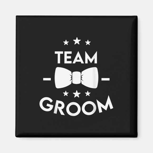 Team Groom Wedding Party-Geschenk Magnet (Vorne)