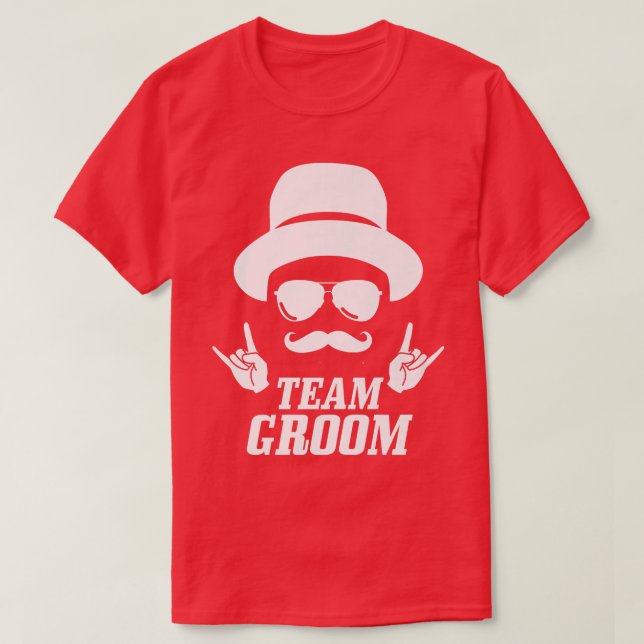 Team GroomBachelor Party 2111 T-Shirt (Design vorne)