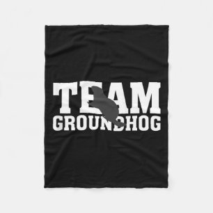 Team Groundhog Lustiger Groundhog Day Tank Top Fleecedecke
