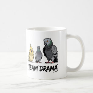 Team Grumpy Funny Birds Design für Vogel Liebhaber Kaffeetasse