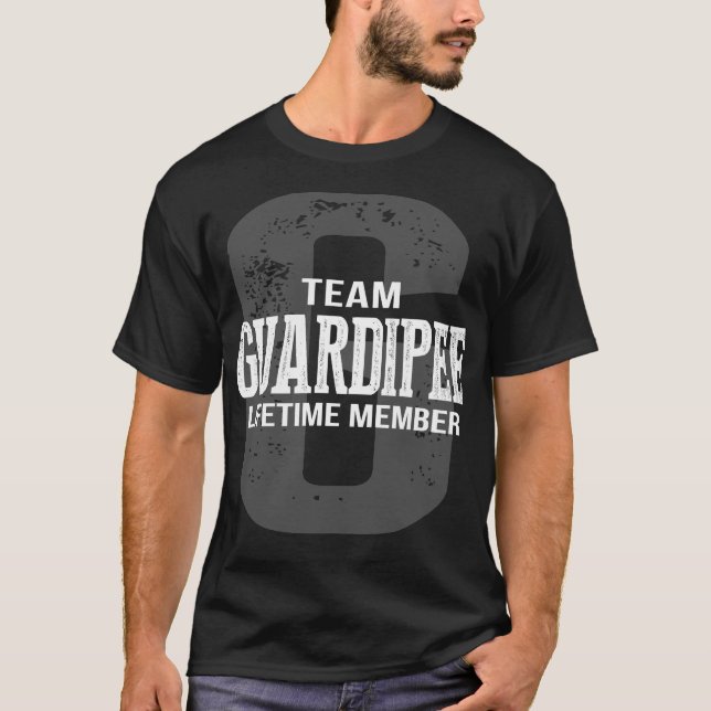 Team GUARDIPEE Lifetime Member T-Shirt (Vorderseite)