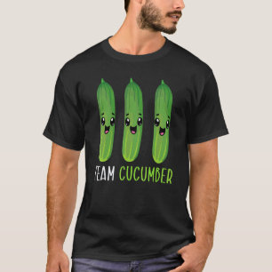 Team Gurke Gemüse Pflanze Vegetarier Vegan 1 T-Shirt