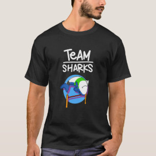 Team Hai Tier Sport Süß Sportlich Tier Hai T-Shirt