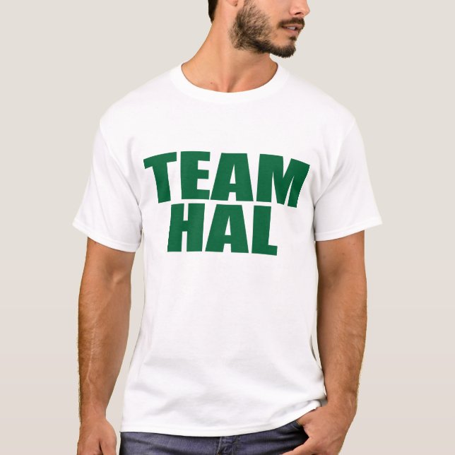 Team Hal (Licht) T-Shirt (Vorderseite)