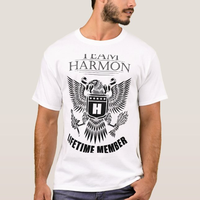 Team Harmon Lifetime-Mitglied T-Shirt (Vorderseite)