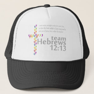 Team-Hebräer-12:13 Truckerkappe