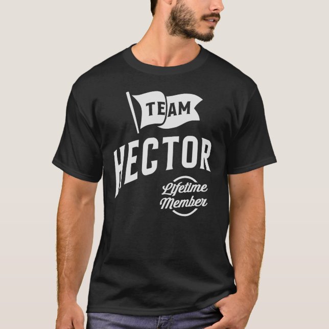 Team Hector Lifetime Member Name Hector T-Shirt (Vorderseite)