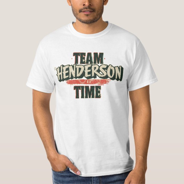 Team Henderson T-Shirt (Vorderseite)