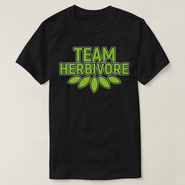 Team Herbivore Protein Vegetarischer Veganer Aktiv T-Shirt (Design vorne)