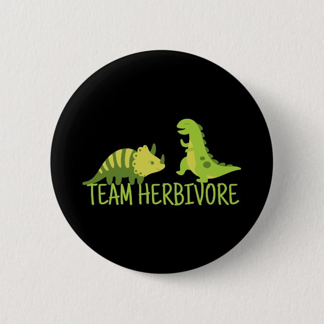 Team Herbivore Vegan Button (Vorderseite)