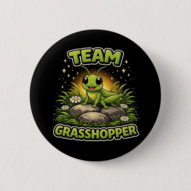 Team Heuschrecke Button (Vorderseite)