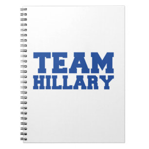 TEAM HILLARY CLINTON BLUE.png Notizblock
