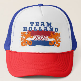 Team Holland Niederlande Fußballfan Orange Löwe Truckerkappe