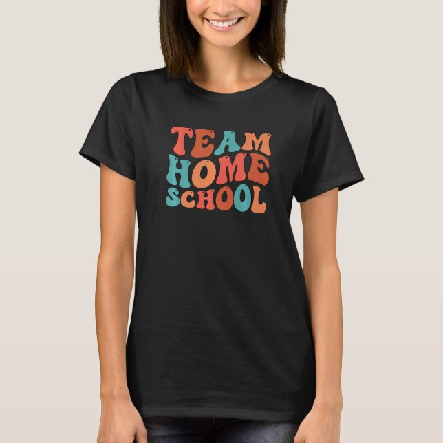 Team Homeschool Mama T-Shirt (Vorderseite)