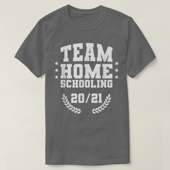 Team Homeschooling 2021 Student School Child Prima T-Shirt (Design vorne)